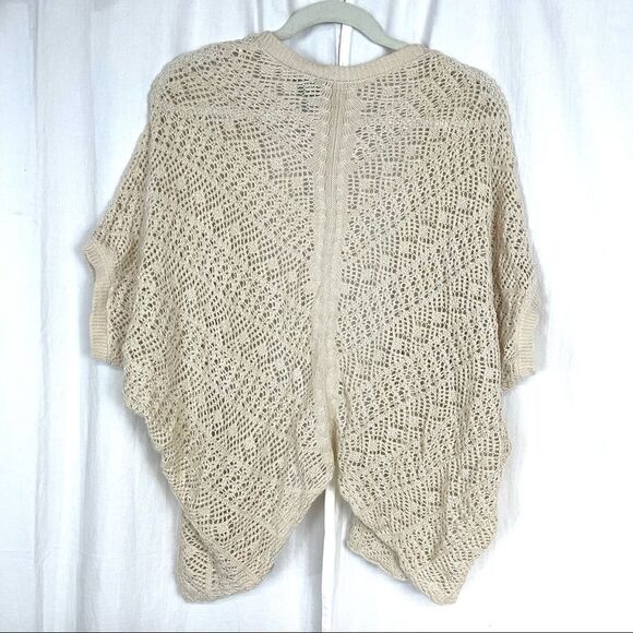 T/O Sweaters Cotton Knit Open Front knit Cardigan - Picture 2 of 5